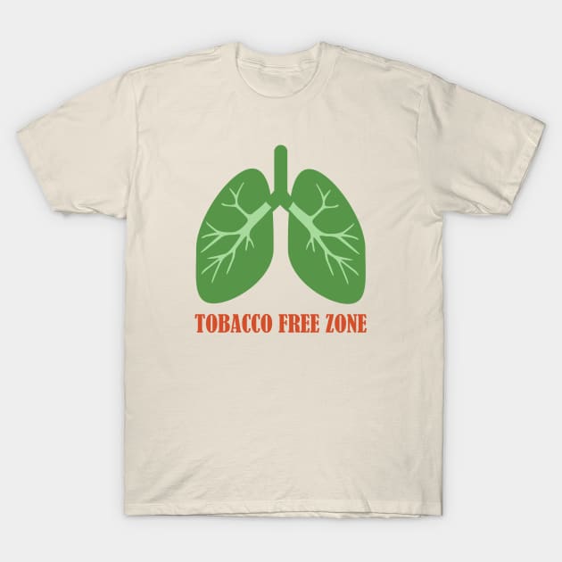 Tobacco Free Zone T-Shirt by Gaspar Avila